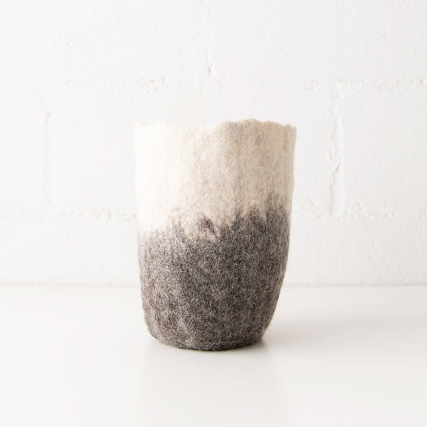 Felted Table Vase, from Kanju Interiors