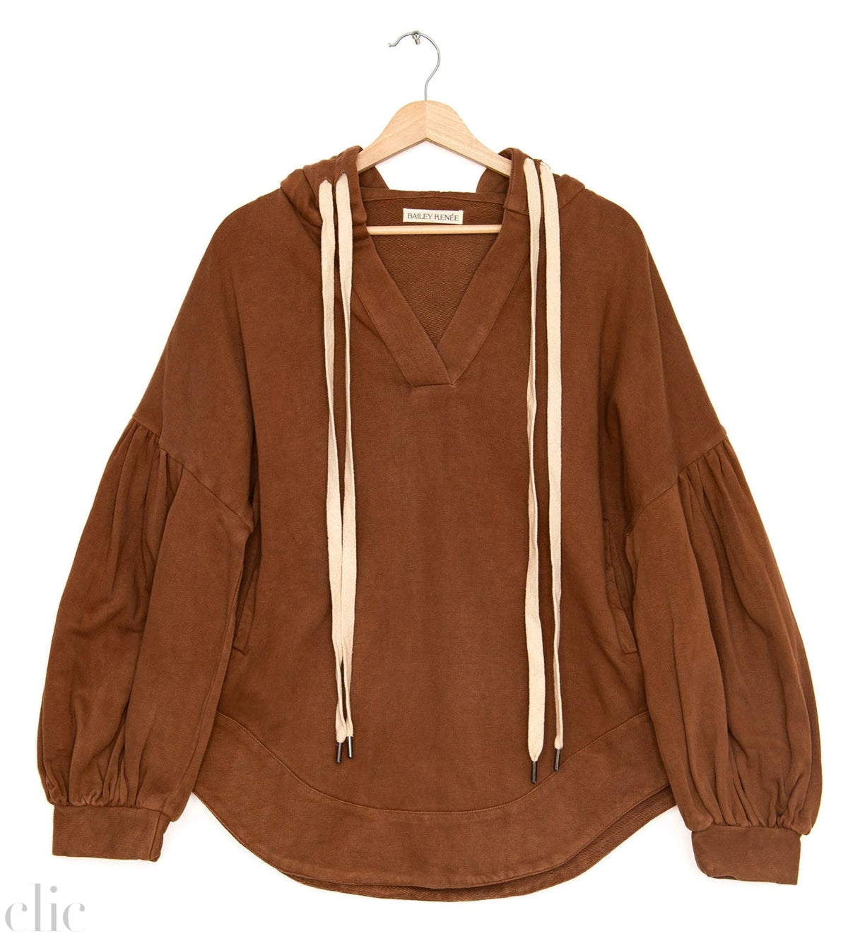 Harmony Hoodie in Brown, from Bailey Renee
