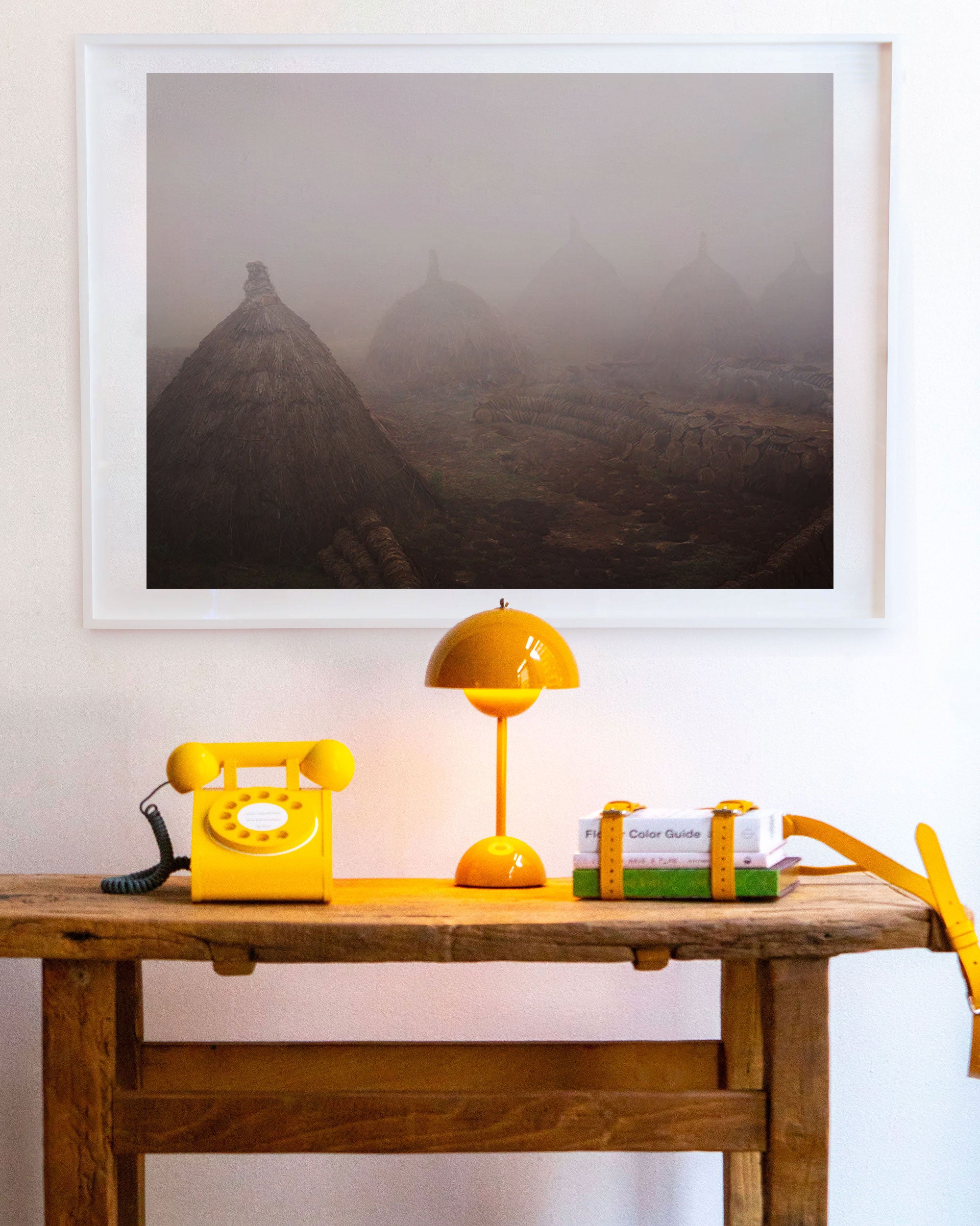 Hay, Cow Dung and Space II by Caleb Cain Marcus