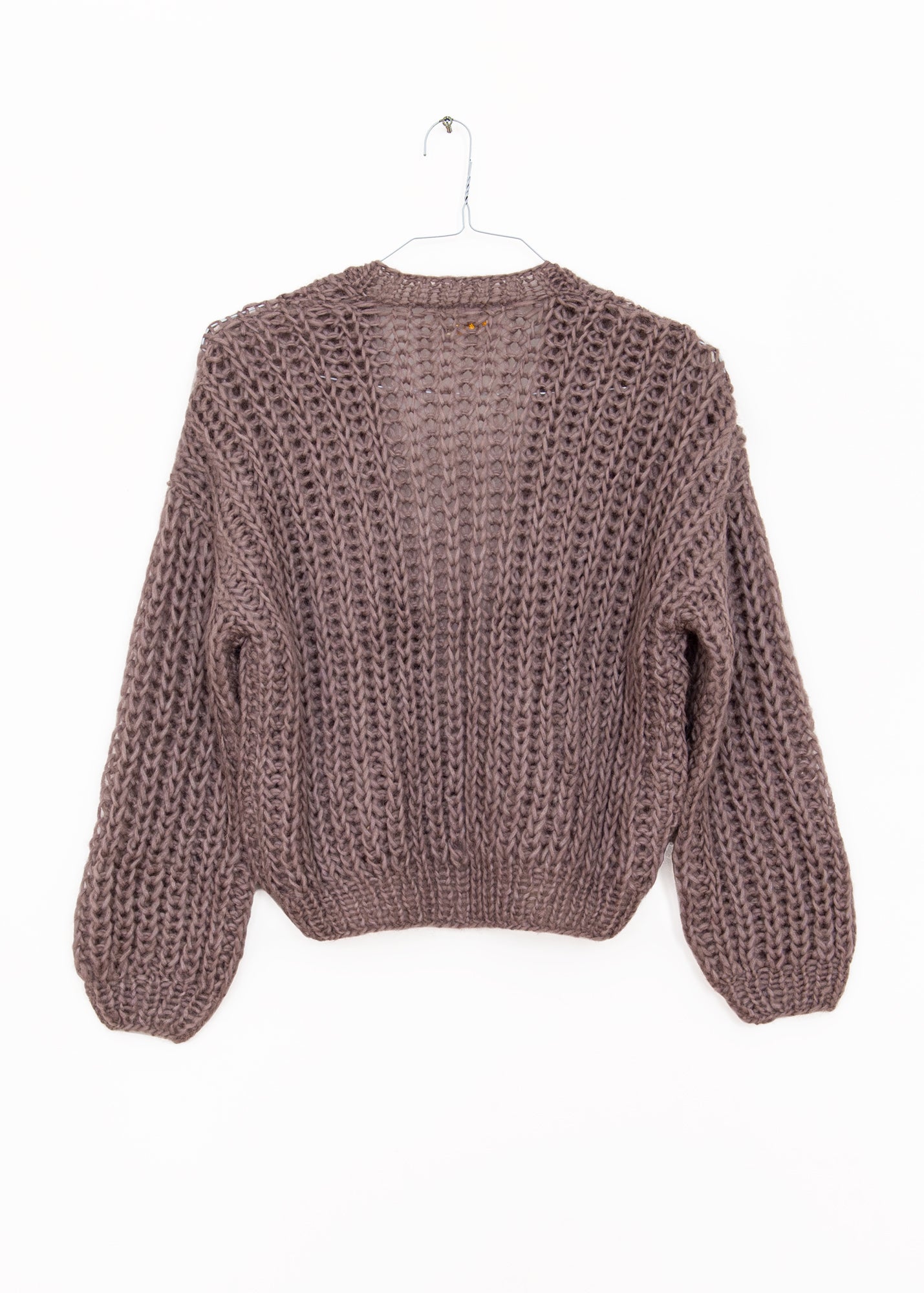 Hilma Pujpu Cardigan in Mauve, from Matta