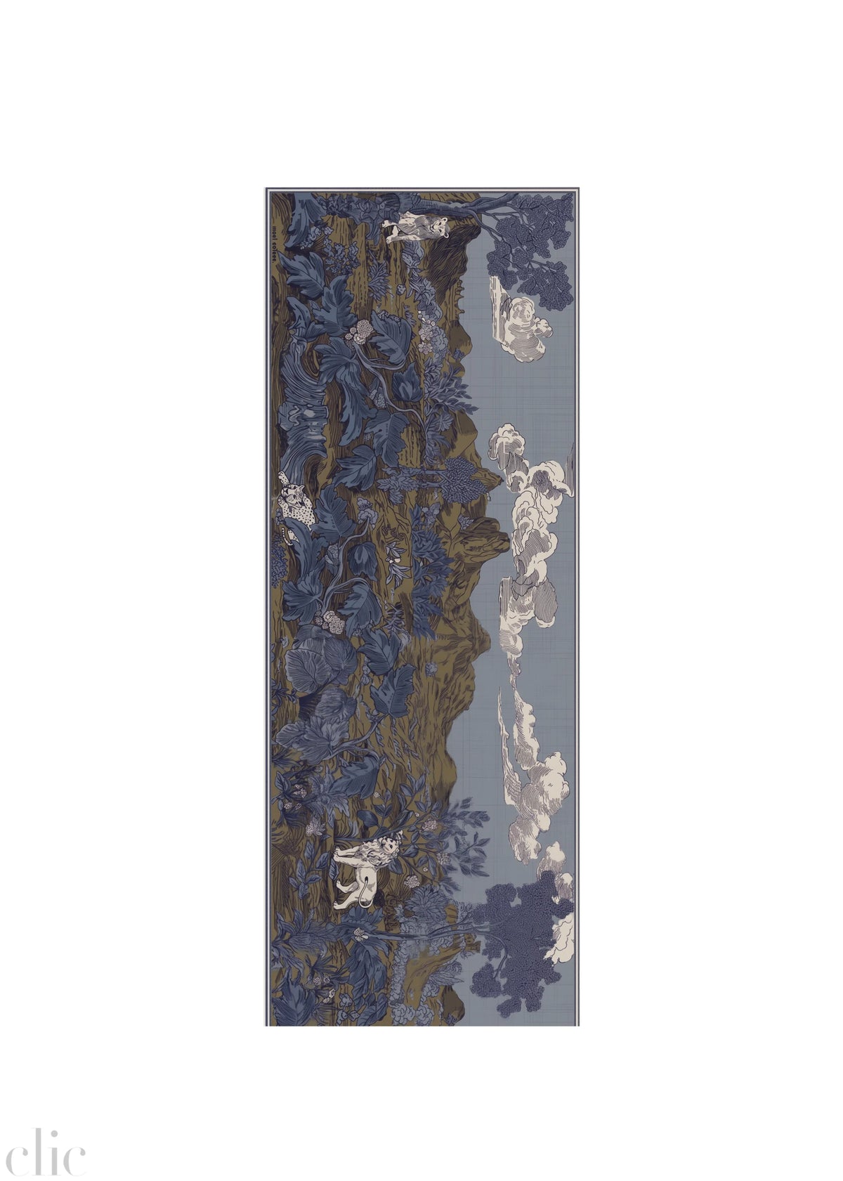 Histoire Scarf in Blue, from Inoui Editions