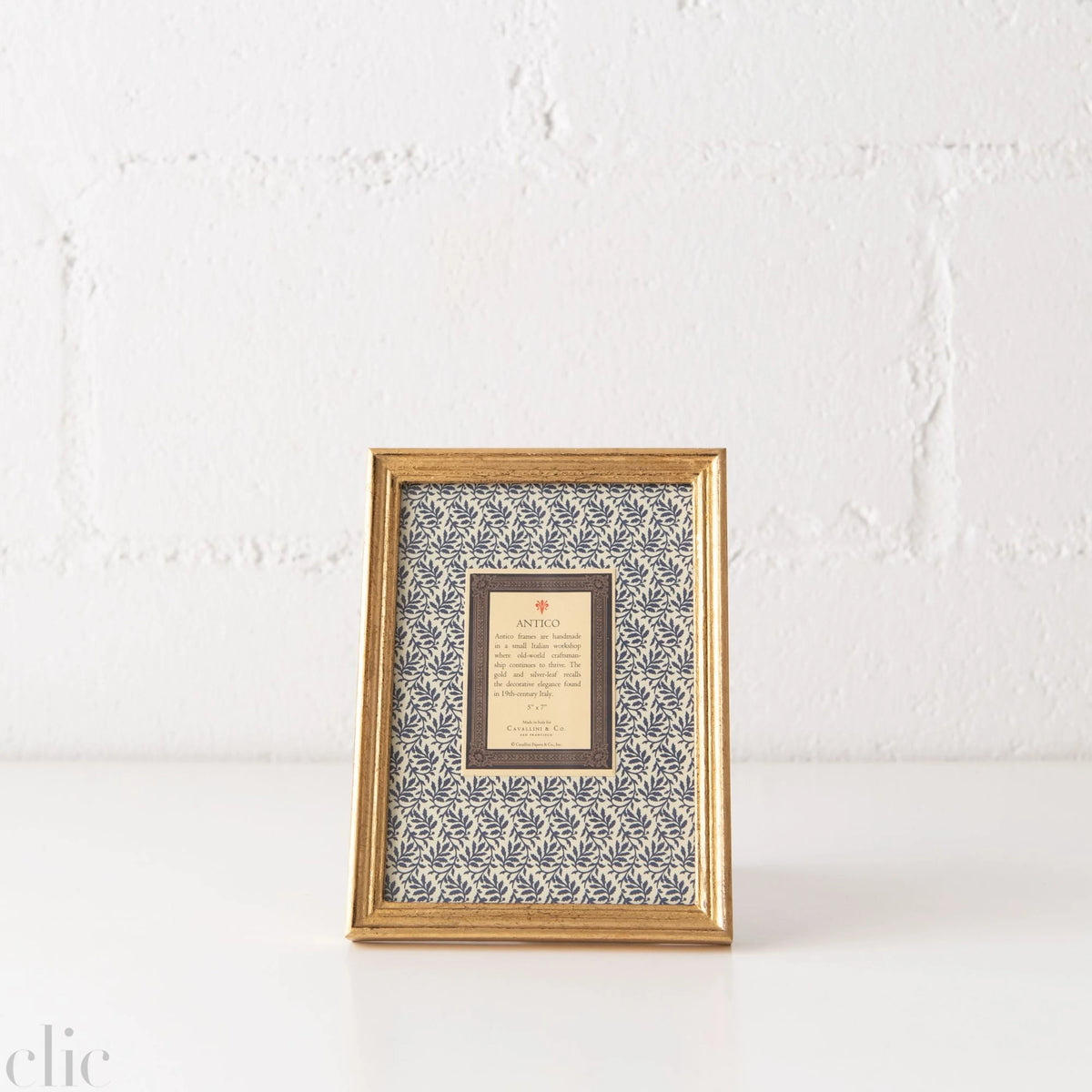 5" x 7" Florentine Frame in Antico Gold