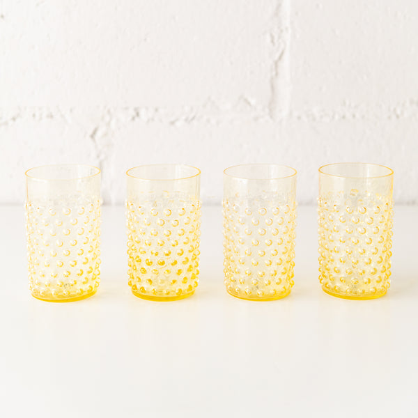 Hobnail Glass in Citron, from Anna von Lipa