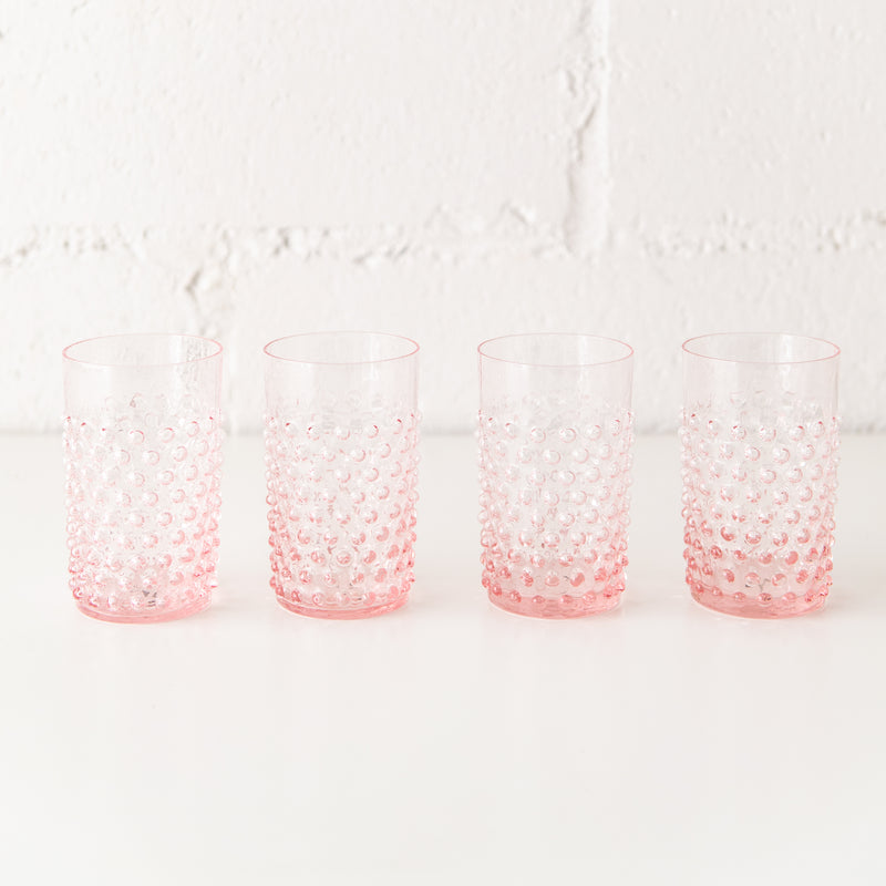 Hobnail Glass in Rosa, from Anna von Lipa