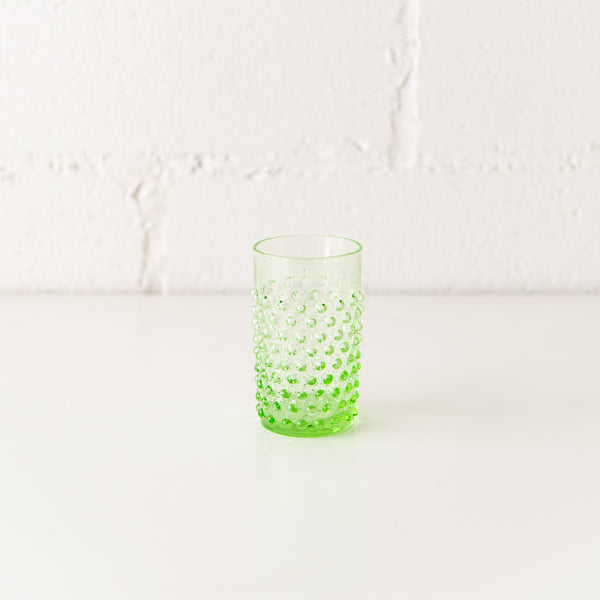 Hobnail Glass in Light Green, from Anna von Lipa