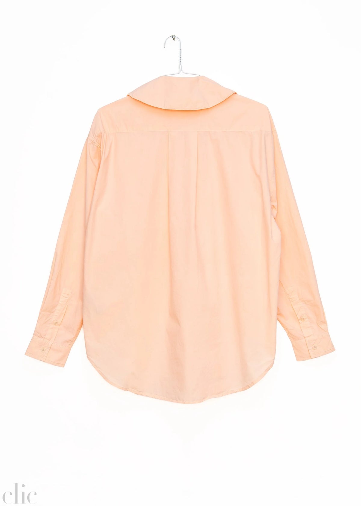 Hollis Oversized Shirt in Conch Pink, from Emma Rothkopf