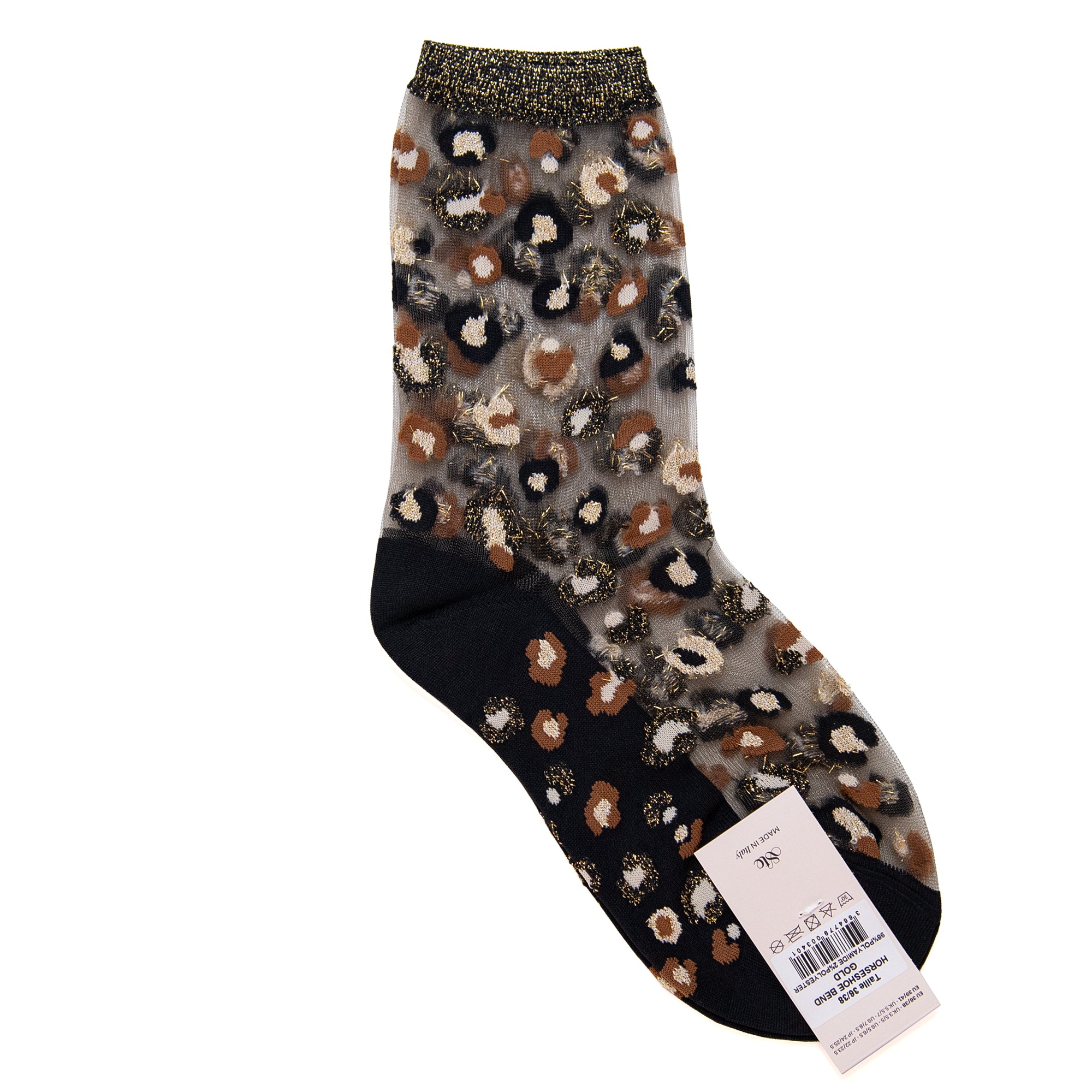 Horseshoe Bend Socks in Gold, from Atelier St Eustache