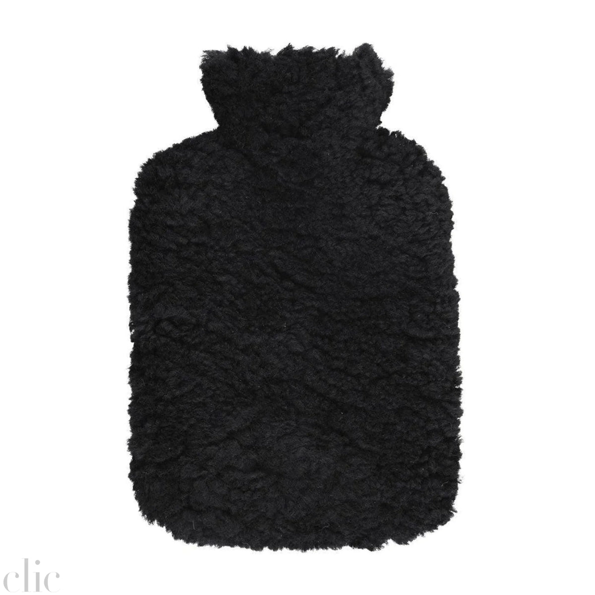 Hot Water Bottle in Black