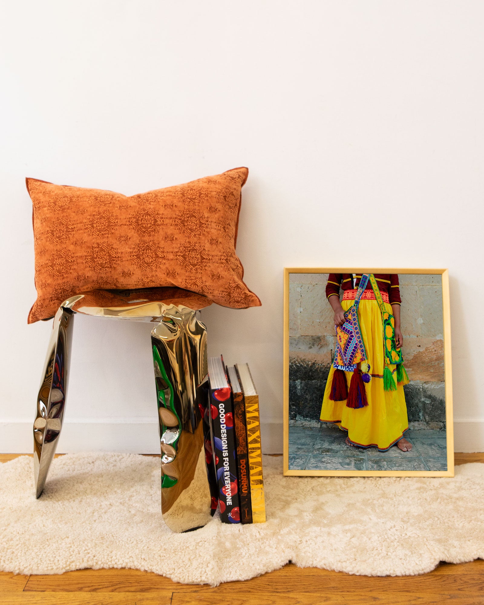 Huichol Yellow Skirt by Anne Menke