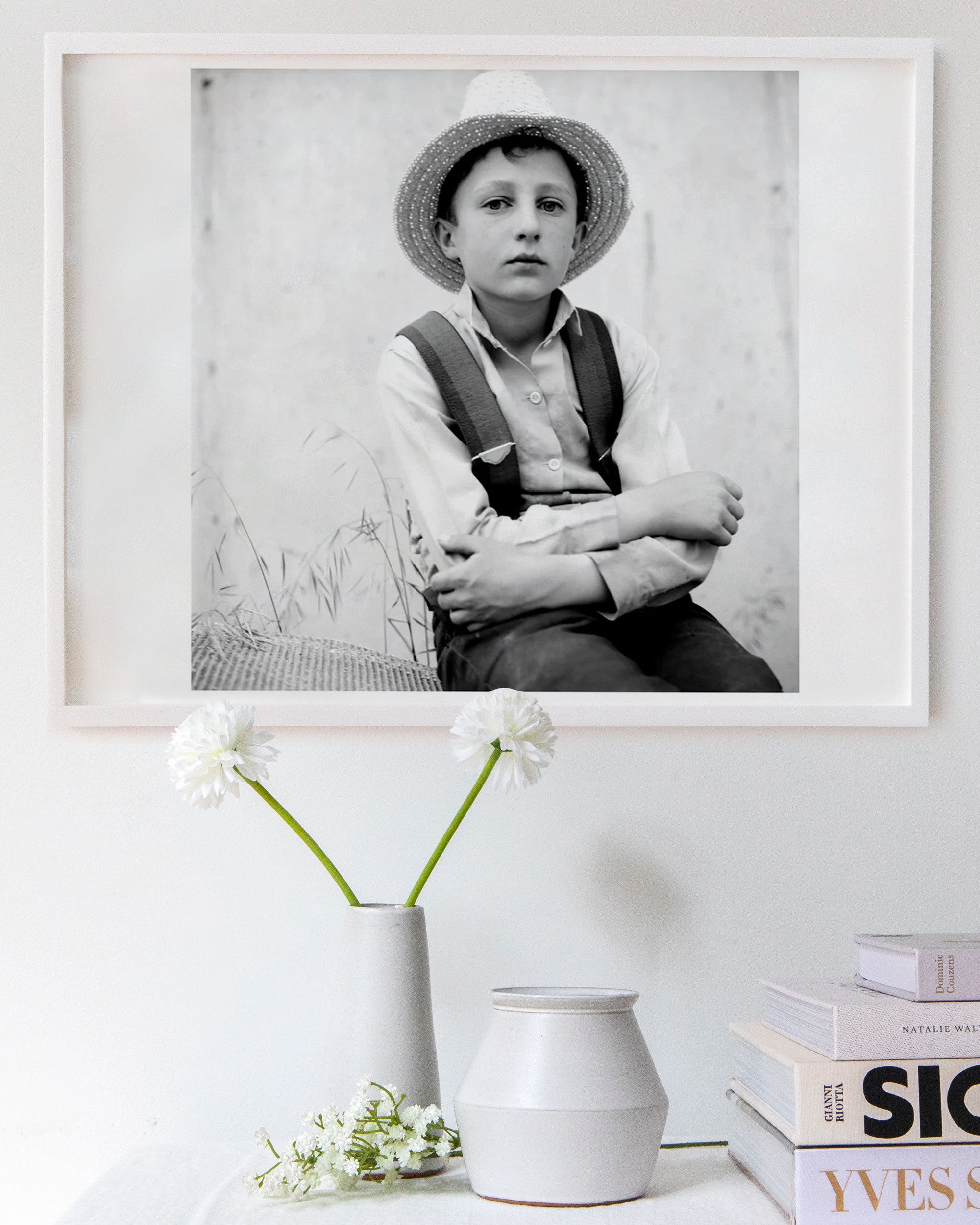 Hutterite Boy, 1983 by Drew Carolan