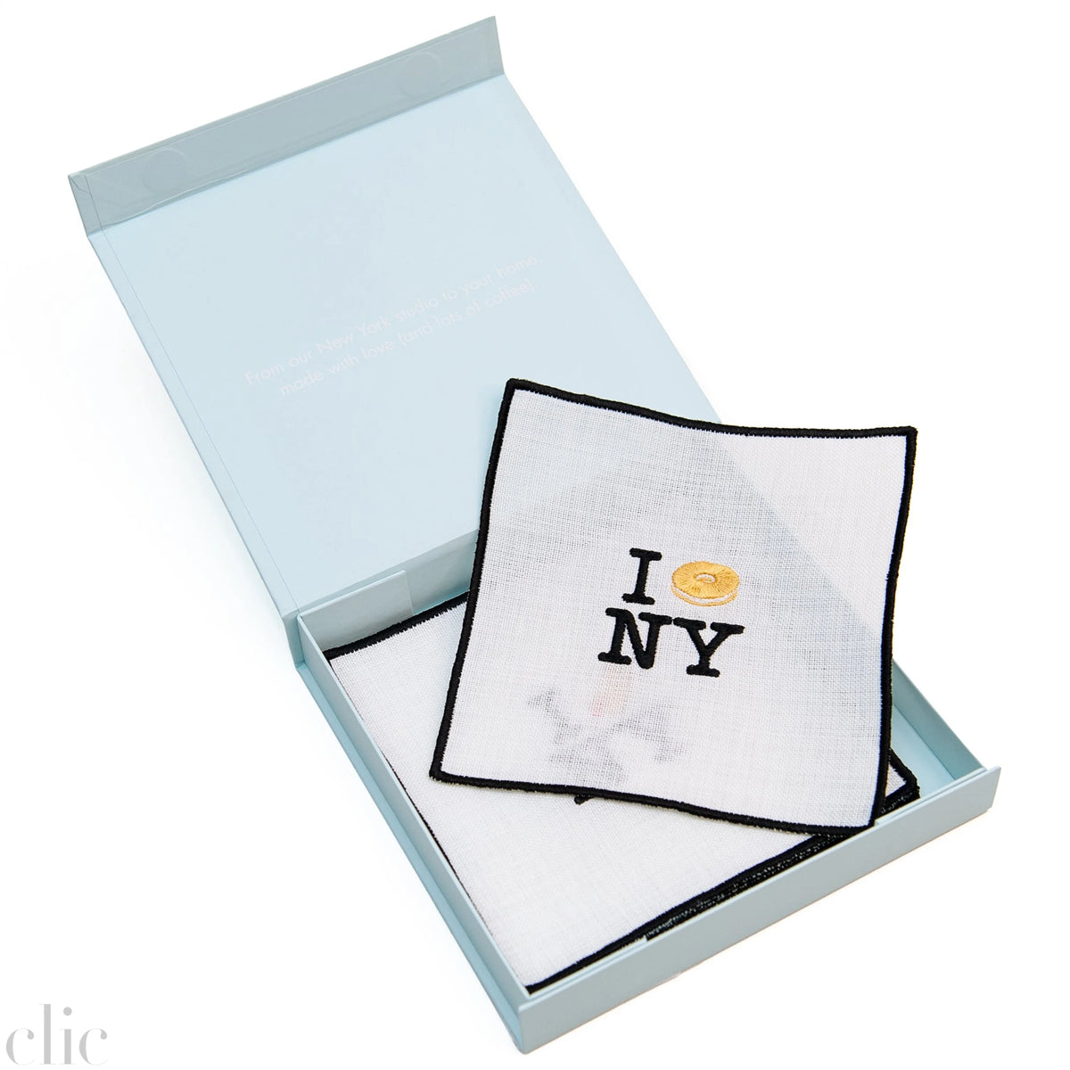 I Love New York Food Set of 4 Napkins, from NuYorkCloth