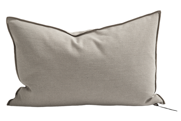 Canvas Metis Upcycled Pillow 40x60 in Natural, from Maison de Vacances