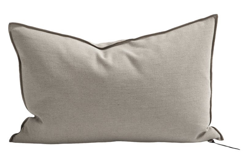 Canvas Metis Upcycled Pillow 40x60 in Natural, from Maison de Vacances