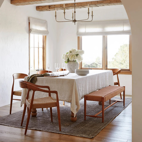 Ingrid Woven Bench in Teak, from Woven Shop