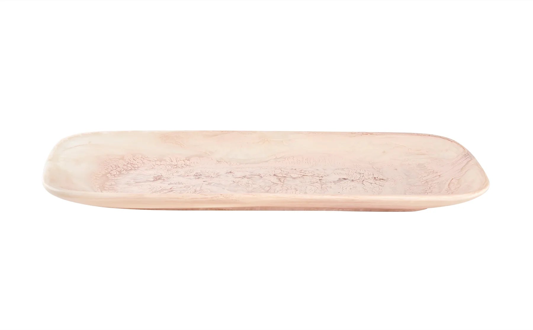 Classical Rectangle Platter in Blush Swirl, from Nashi Home
