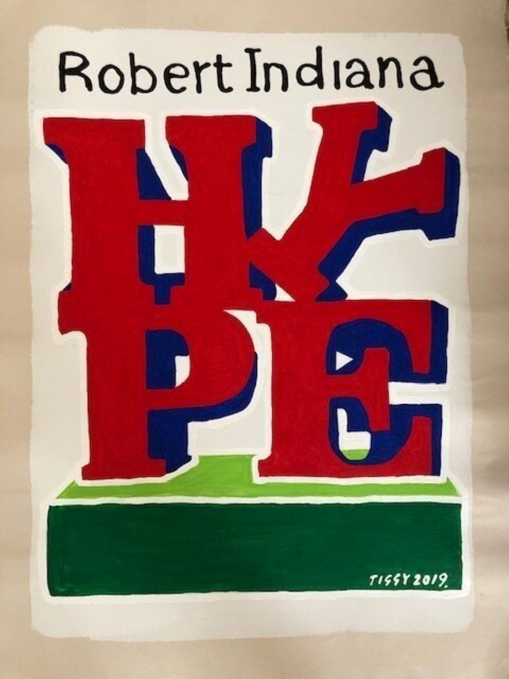 Robert Indiana 2 by Tiggy Ticehurst
