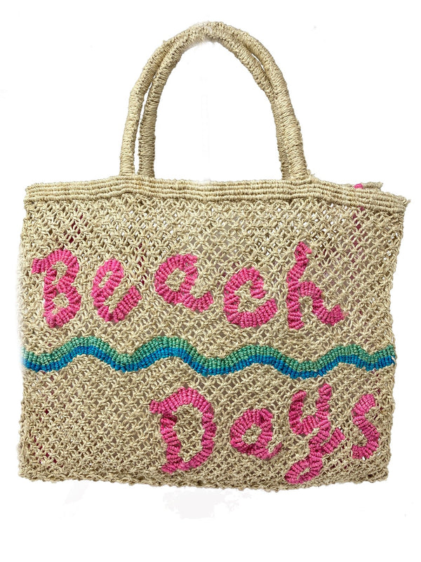 Beach Days Bag in Natural and Pink, from The Jacksons