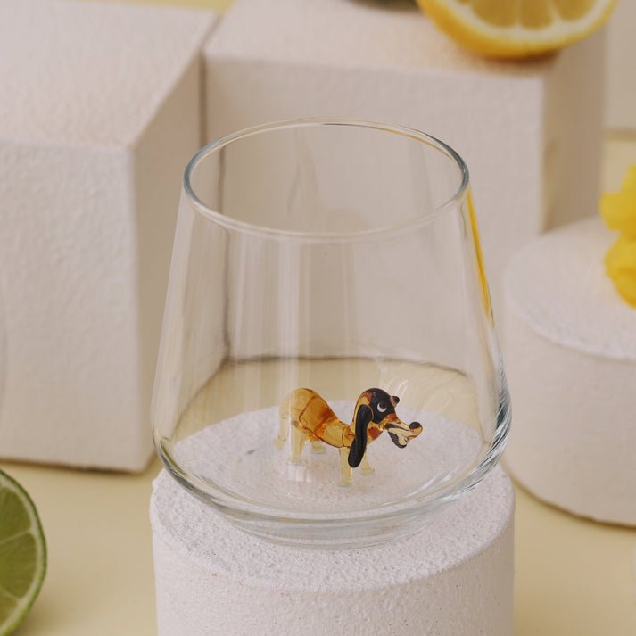 Dachshund Drinking Glass, from Minizoo