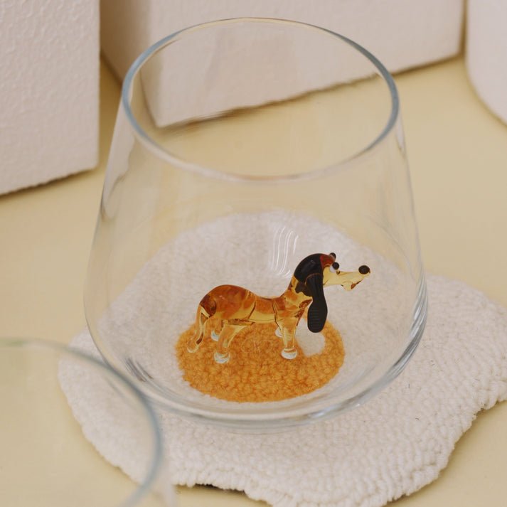 Dachshund Drinking Glass, from Minizoo