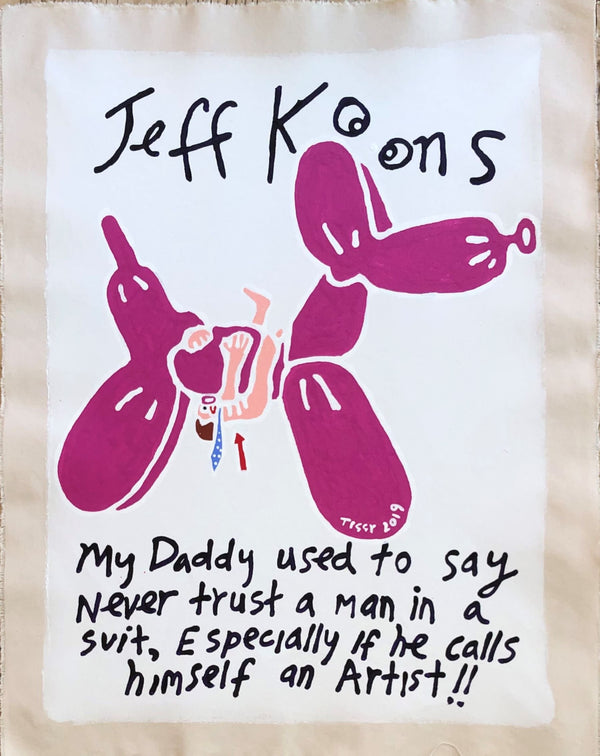 Jeff Koons Balloon by Tiggy Ticehurst (Special order)