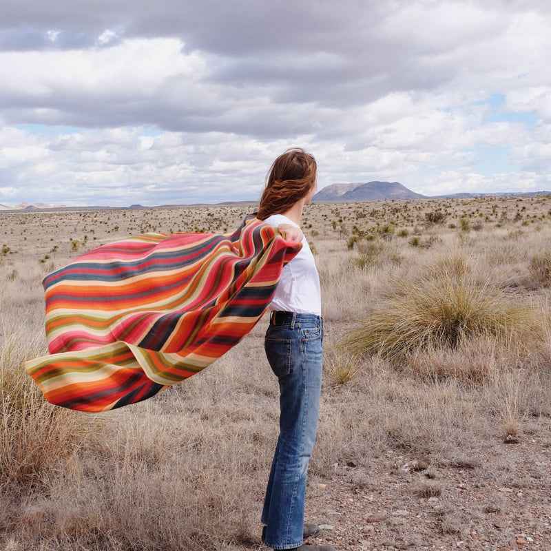 Desert Blanket in Green, from Garza Marfa