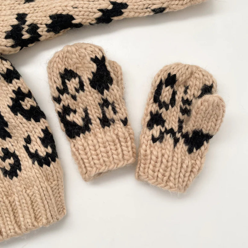 Cheetah Mittens, from The Blueberry Hill