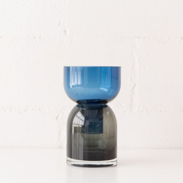 Flip Vase Blue & Grey, from Cloudnola