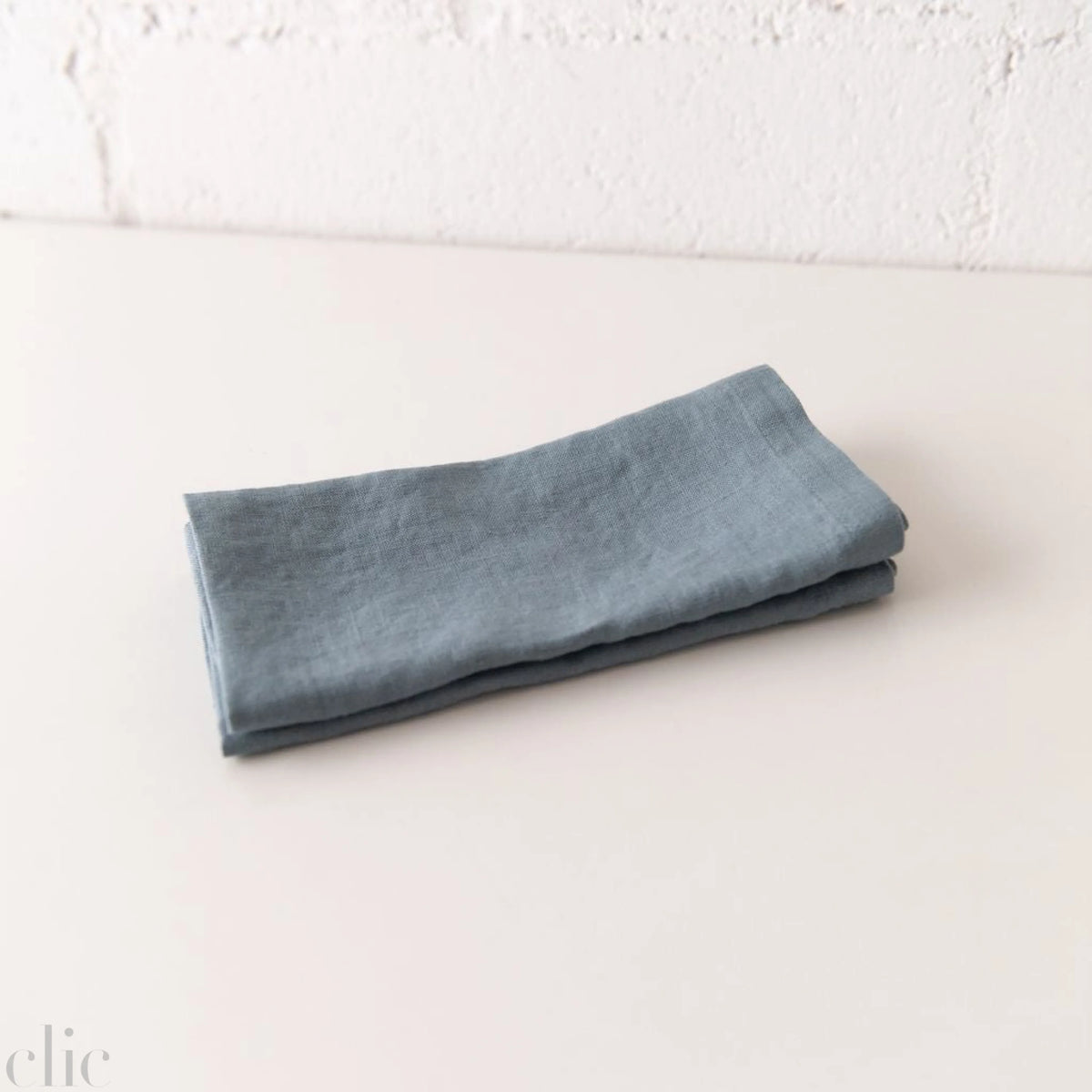 Blue Fog Linen Napkins Set of 2, from Linen Tales