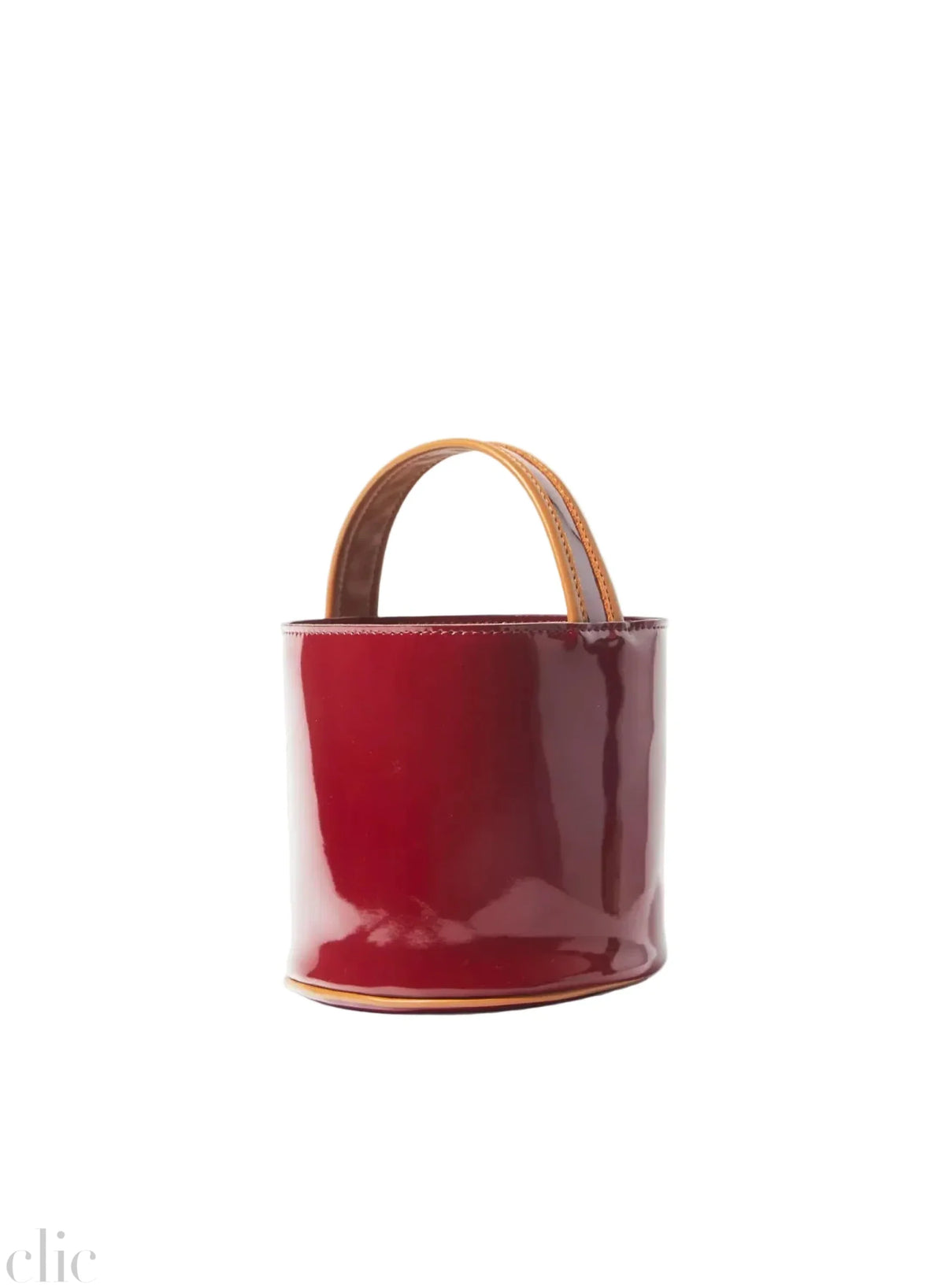 Vinyl Mini Bucket in Bordeaux, from Maria La Rosa