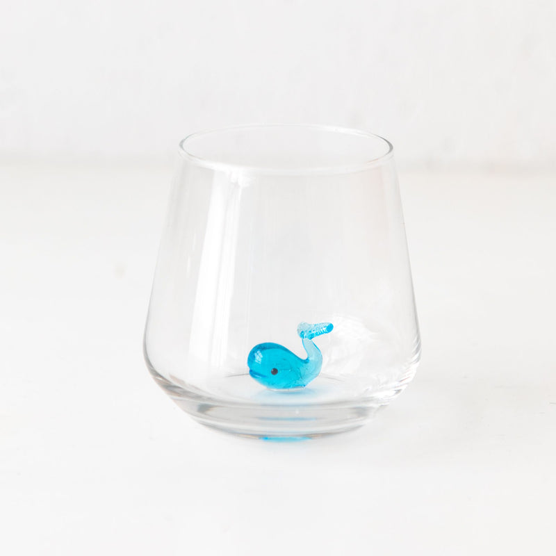 Whale Drinking Glass, from Minizoo