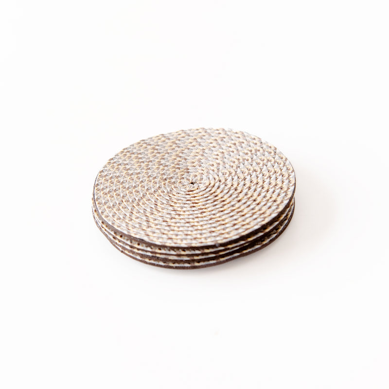 Ikat Coaster Set in Cork, from Deborah Rhodes