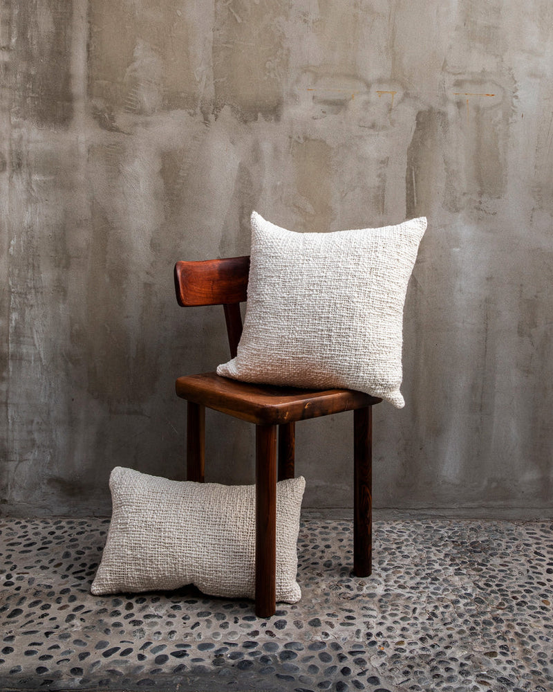 Caral Flame Pillow in Ecru, from Intiearth