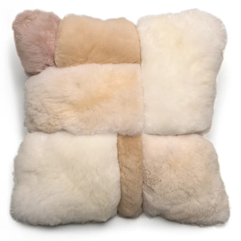 Alpaca Colorblock Pillow 2, from Intiearth