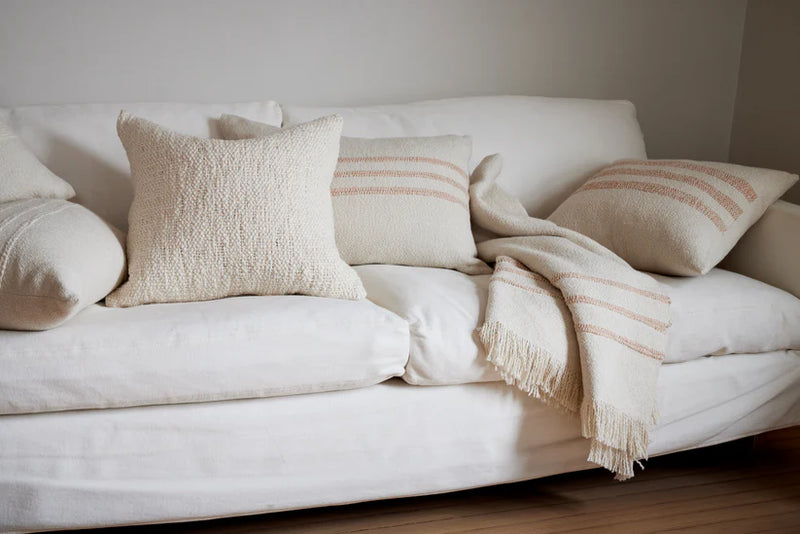 Caral Flame Pillow in Ecru, from Intiearth