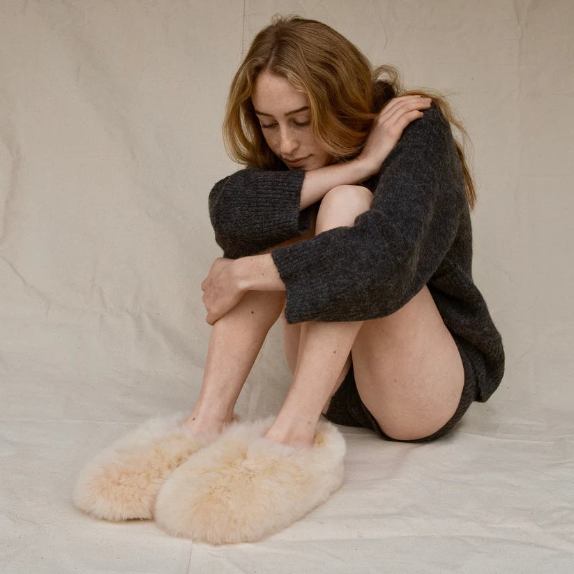 Cozy Alpaca Slippers, from Intiearth