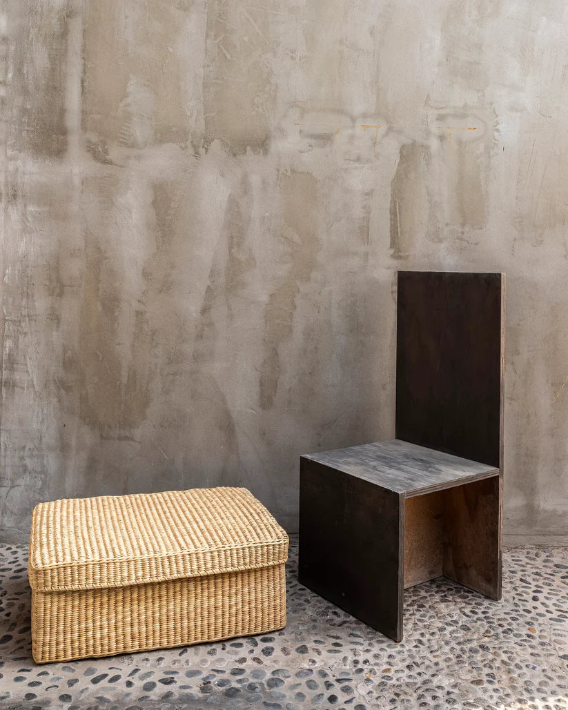 Reed Basketet in Natural, from Intiearth