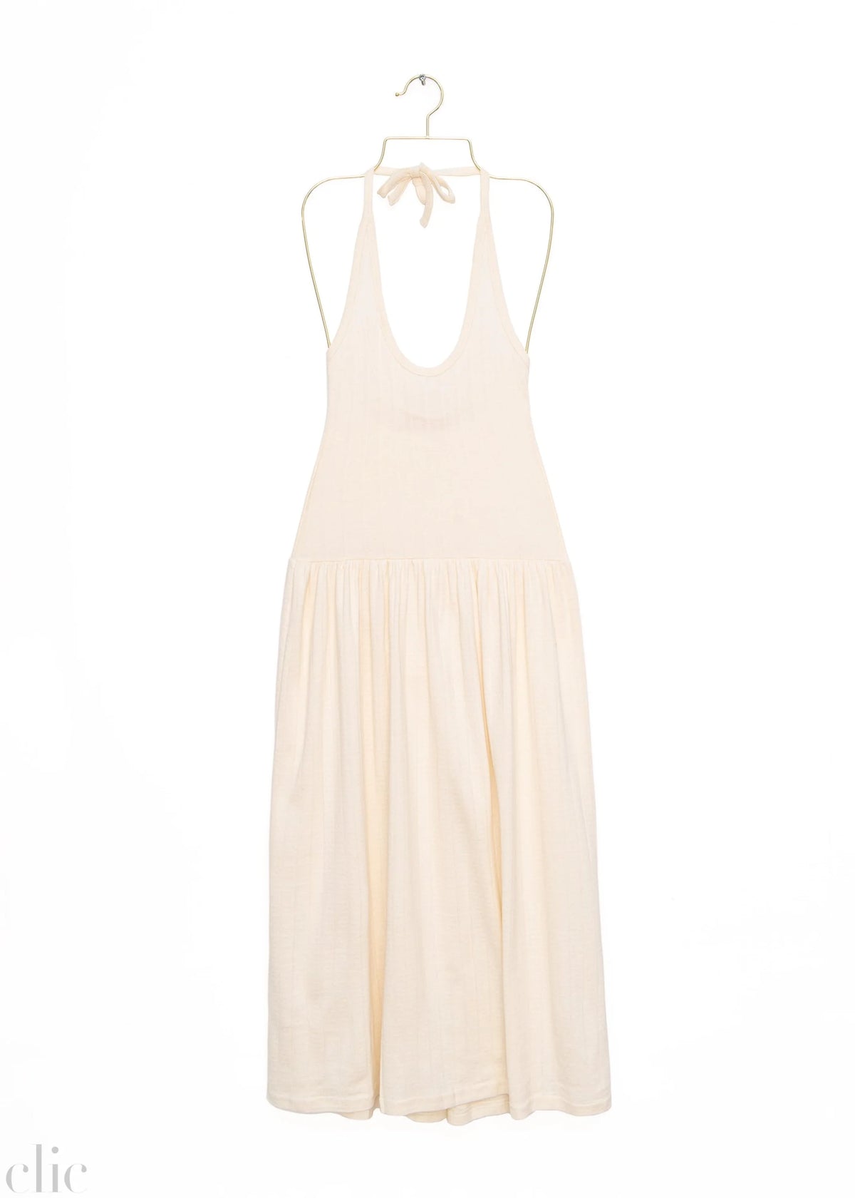Isla Halter Dress in Cream, from Emma Rothkopf