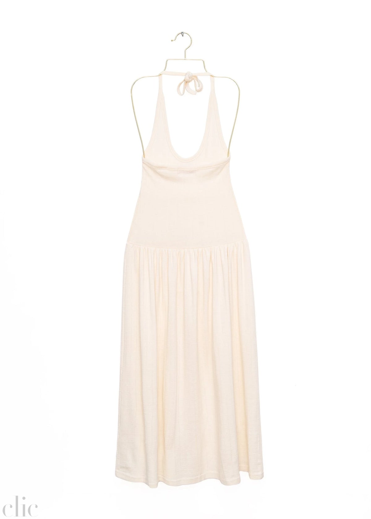 Isla Halter Dress in Cream, from Emma Rothkopf