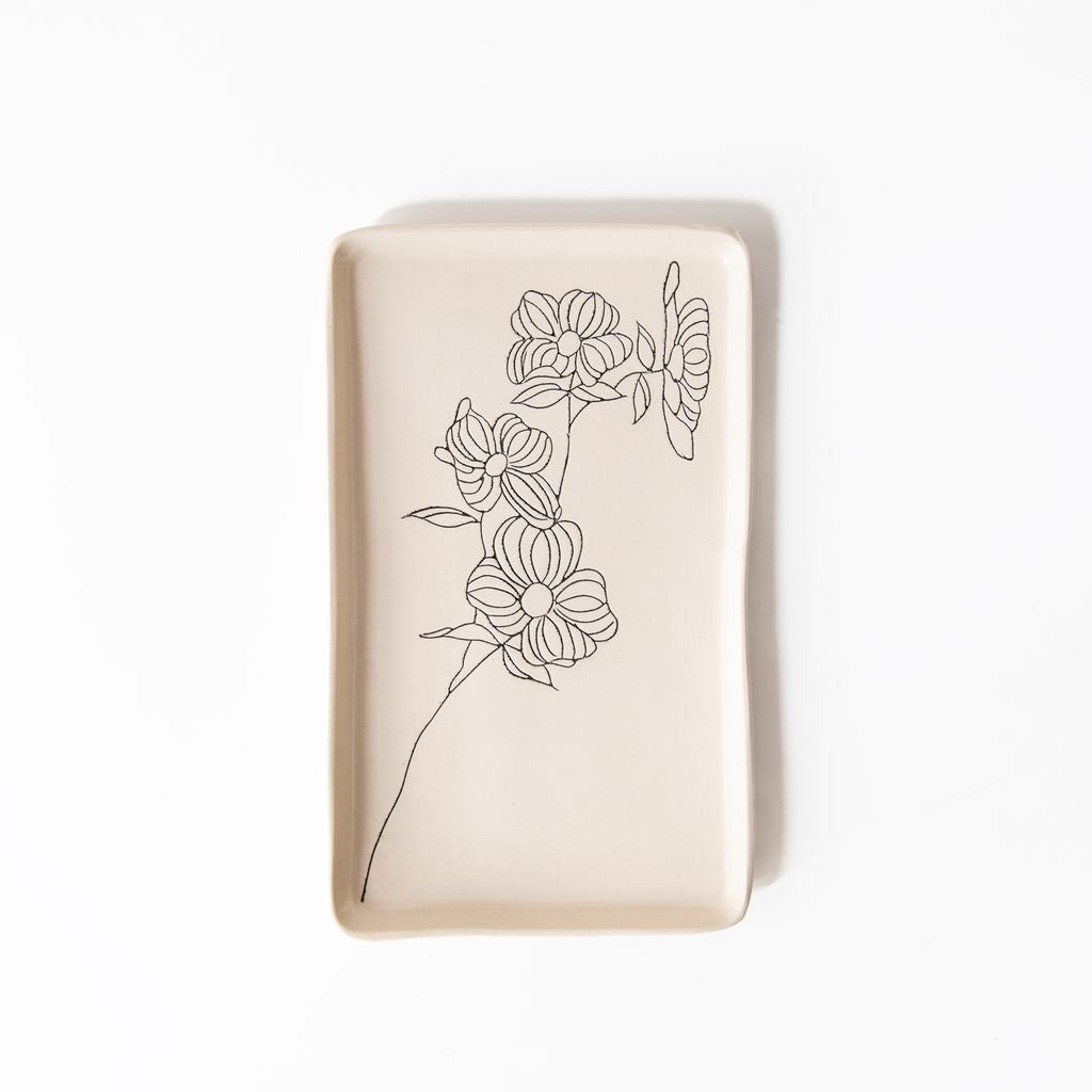 Dogwood Tray, from CSF Ceramics