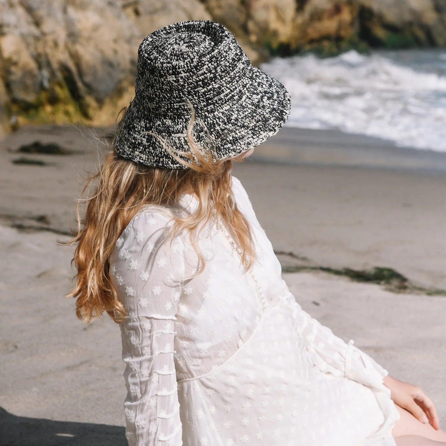 Lolo Hat in Black Ivory, from Wyeth