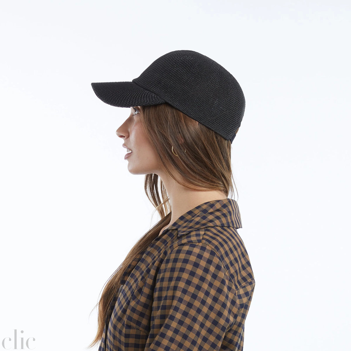 Paula Mesh Cap in Black, from Wyeth