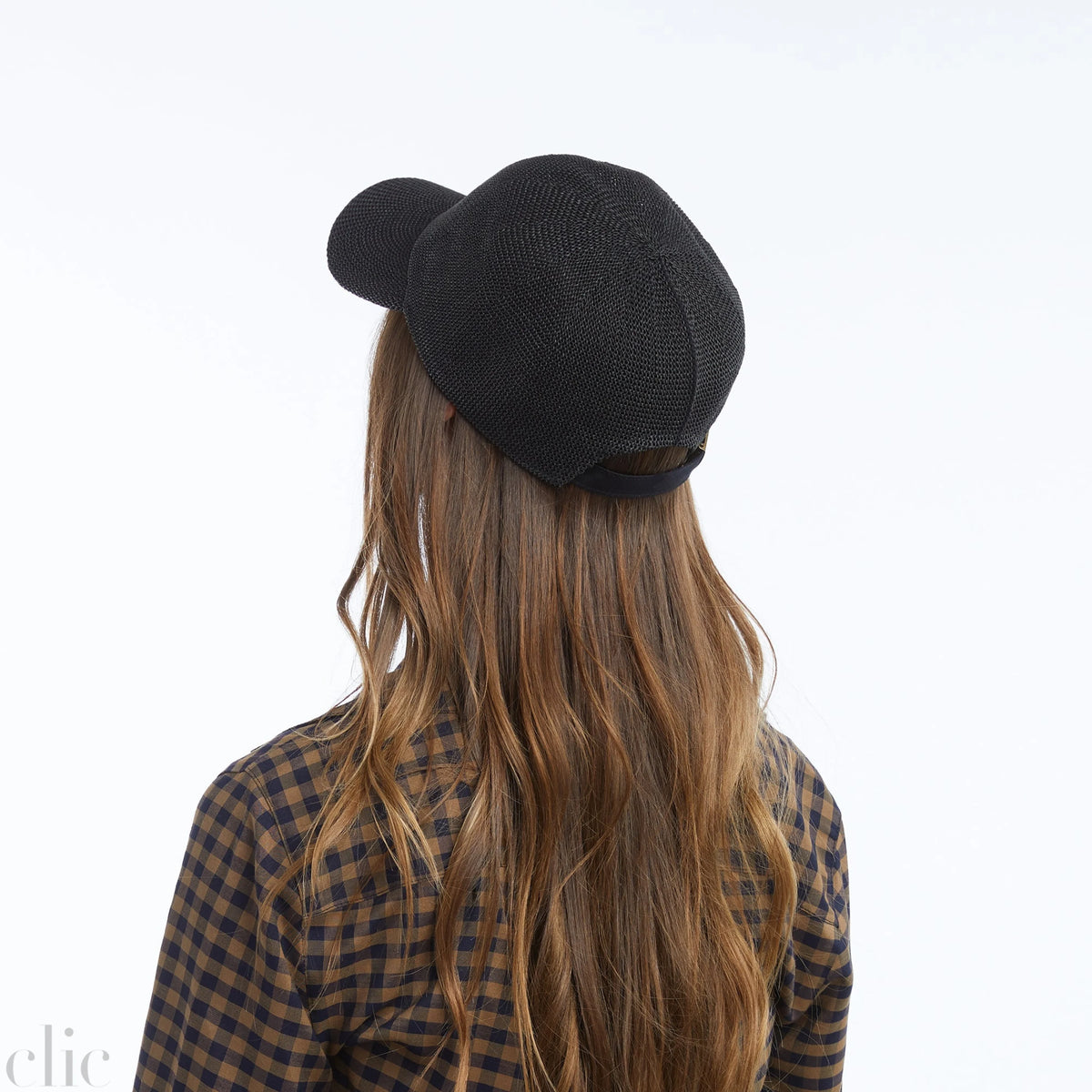 Paula Mesh Cap in Black, from Wyeth