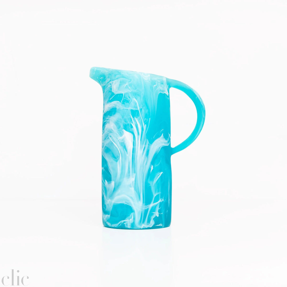 Classical Jug in Aqua Swirl, from Nashi Home