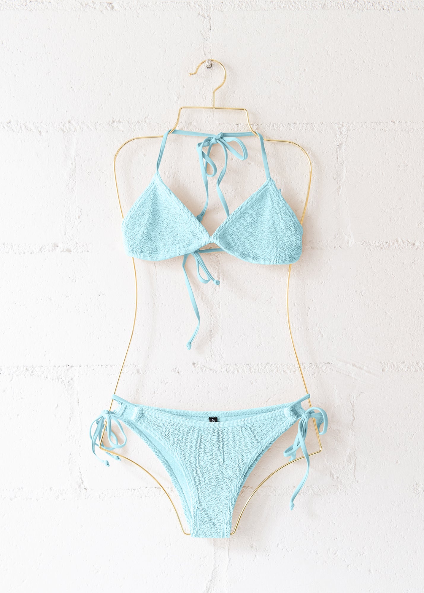 Jamaica Bikini Top in Island Blue, from Love & Bikinis