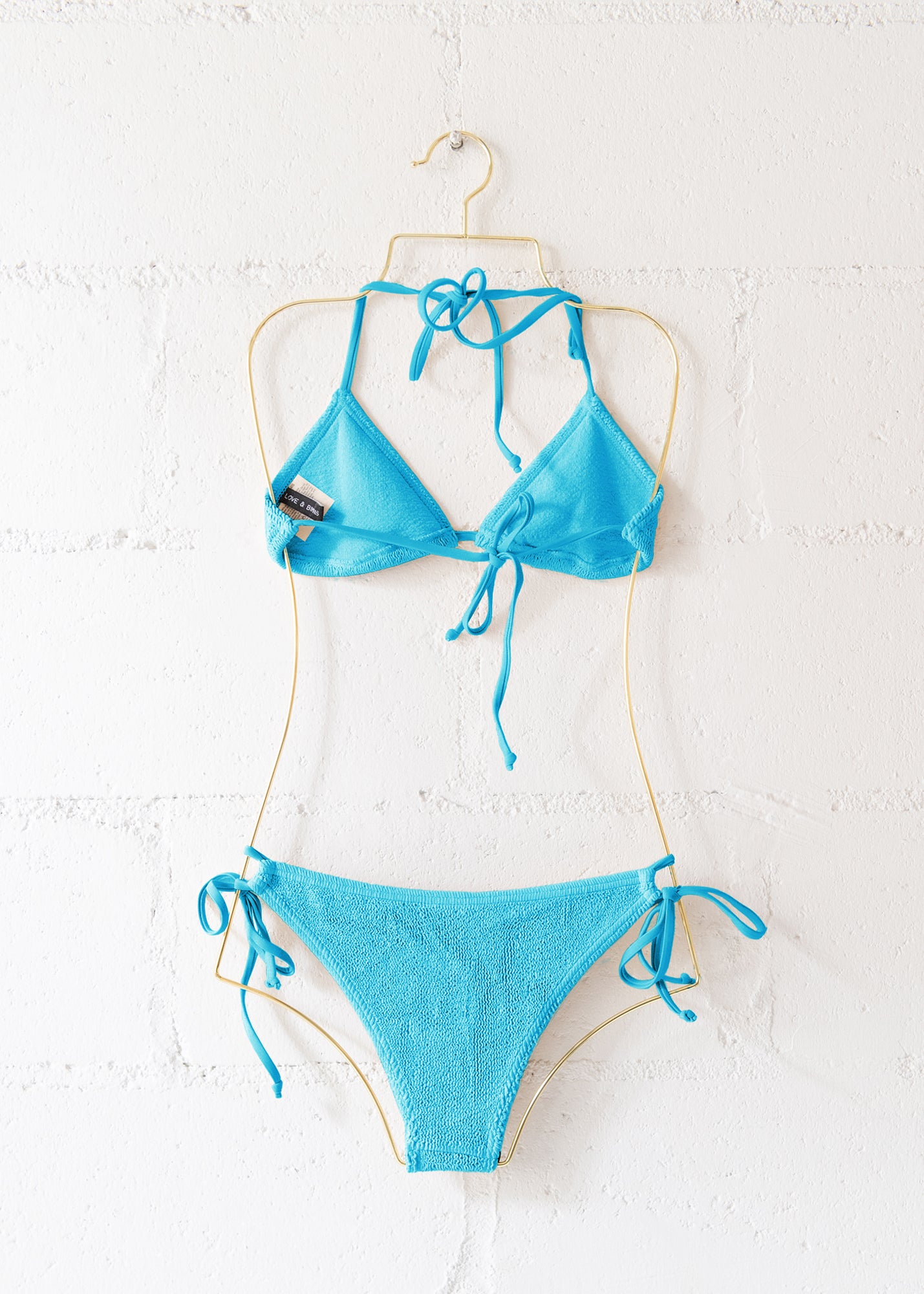 Jamaica Bikini Top in Scuba Blue, from Love & Bikinis
