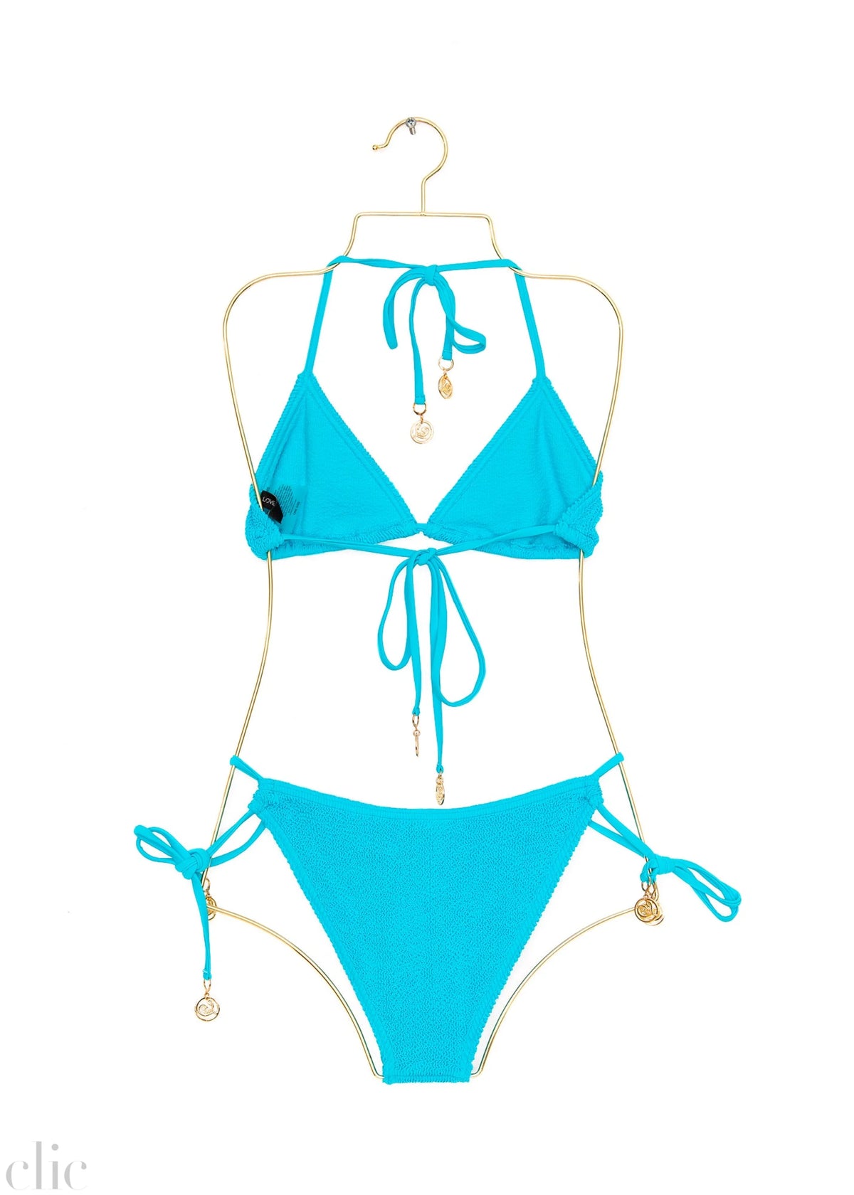 Jamaica Bikini Bottom in Scuba Blue, from Love & Bikinis