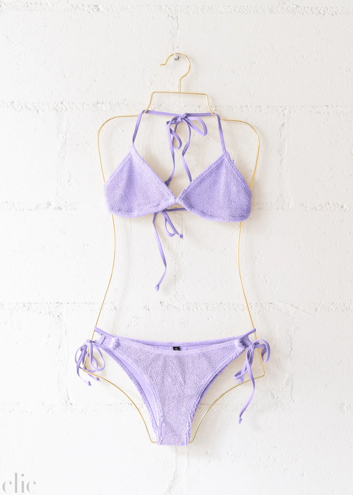 Jamaica Bikini Top in Lilac, from Love & Bikinis