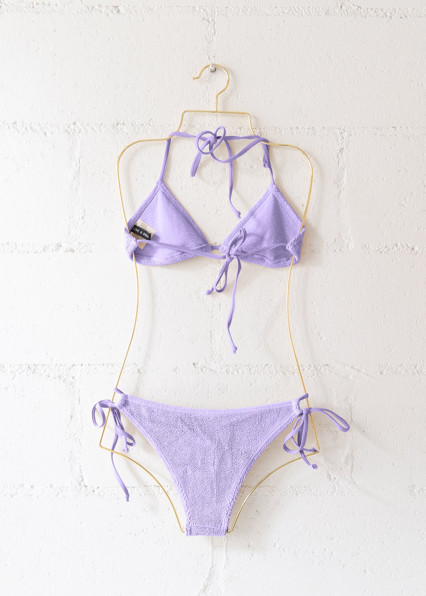 Jamaica Bikini Top in Lilac, from Love & Bikinis