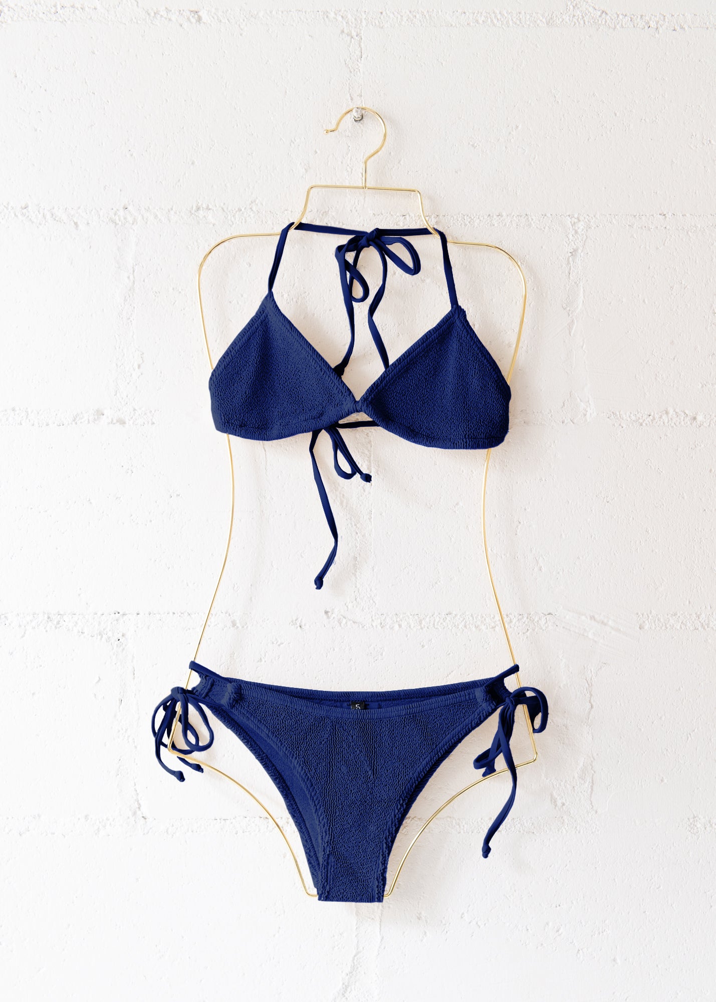 Jamaica Bikini Top in Navy Blue, from Love & Bikinis