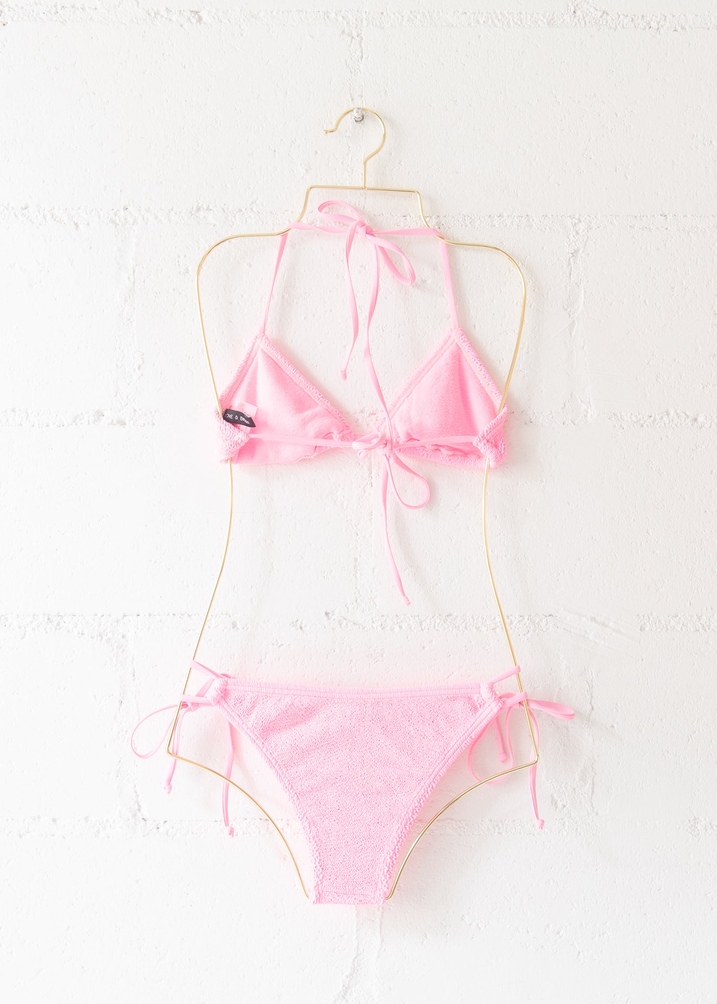 Jamaica Bikini Top in Strawberry Pink, from Love & Bikinis